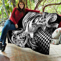 Aloha Black Tribal Honu Tattoo Quilt LT9 - Polynesian Pride