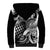 Aloha Black Tribal Honu Tattoo Sherpa Hoodie