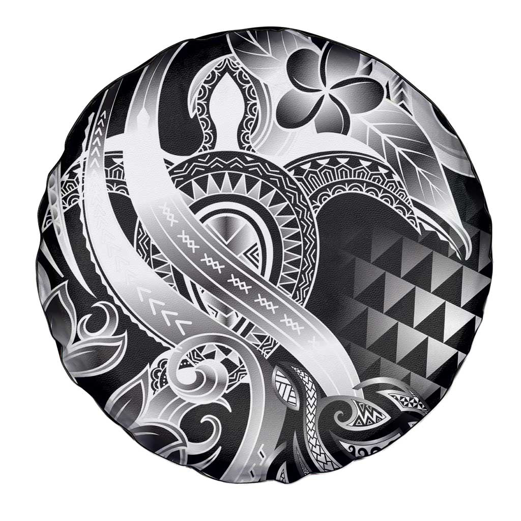 Aloha Black Tribal Honu Tattoo Spare Tire Cover