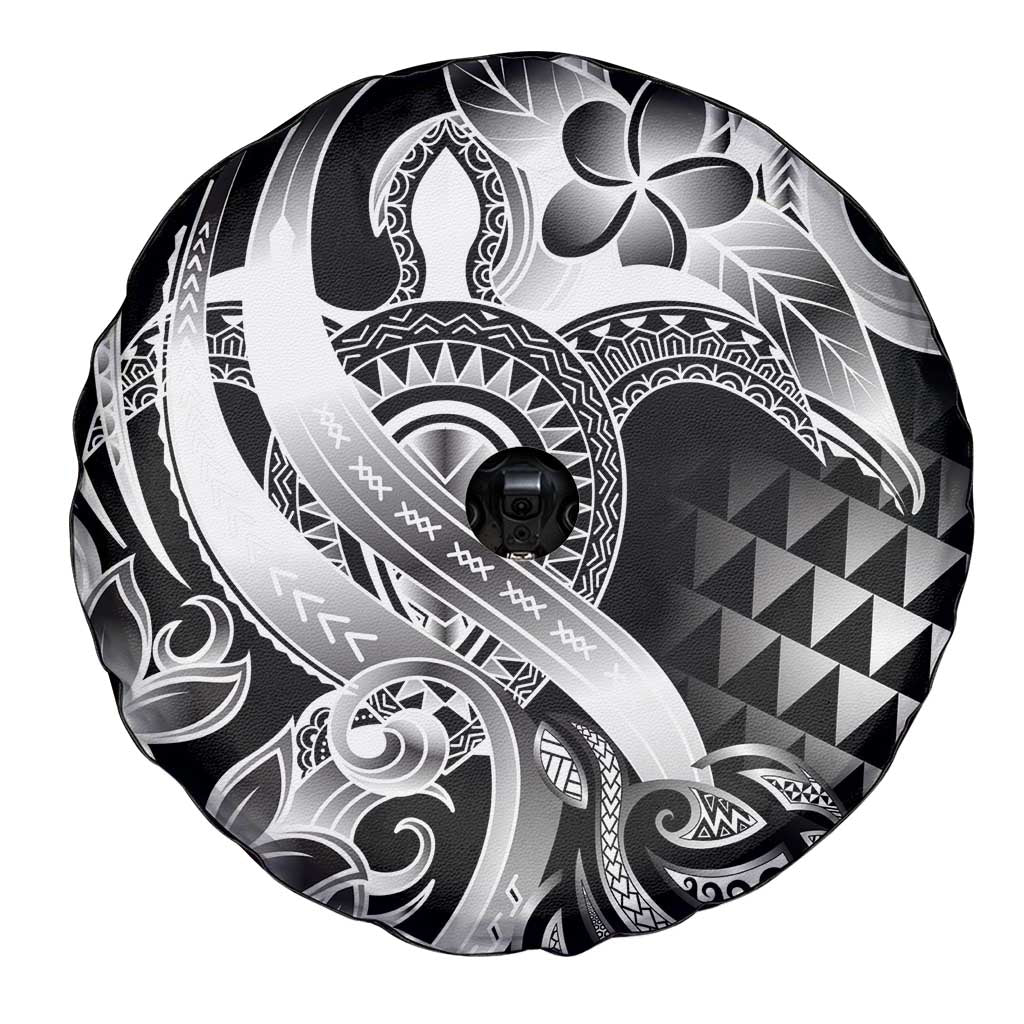 Aloha Black Tribal Honu Tattoo Spare Tire Cover