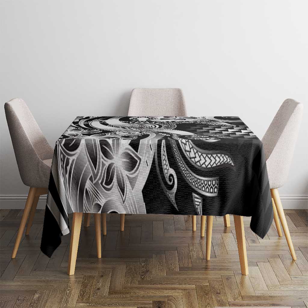Aloha Black Tribal Honu Tattoo Tablecloth LT9 - Polynesian Pride