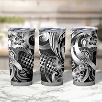 Aloha Black Tribal Honu Tattoo Tumbler Cup LT9 - Polynesian Pride