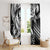 Aloha Black Tribal Honu Tattoo Window Curtain