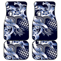 Aloha Blue Tribal Honu Tattoo Car Mats LT9 - Polynesian Pride
