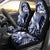 Aloha Blue Tribal Honu Tattoo Car Seat Cover