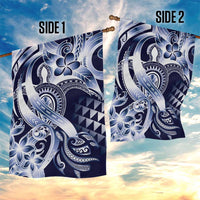 Aloha Blue Tribal Honu Tattoo Garden Flag LT9 - Polynesian Pride