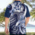 Aloha Blue Tribal Honu Tattoo Hawaiian Shirt