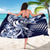 Aloha Blue Tribal Honu Tattoo Sarong