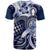 Aloha Blue Tribal Honu Tattoo T Shirt