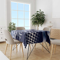 Aloha Blue Tribal Honu Tattoo Tablecloth LT9 - Polynesian Pride