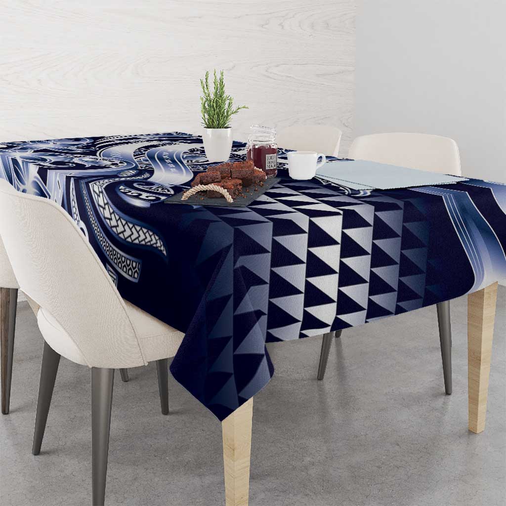 Aloha Blue Tribal Honu Tattoo Tablecloth LT9 - Polynesian Pride