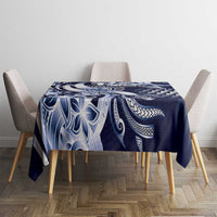 Aloha Blue Tribal Honu Tattoo Tablecloth LT9 - Polynesian Pride