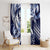 Aloha Blue Tribal Honu Tattoo Window Curtain