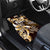 Aloha Gold Tribal Honu Tattoo Car Mats