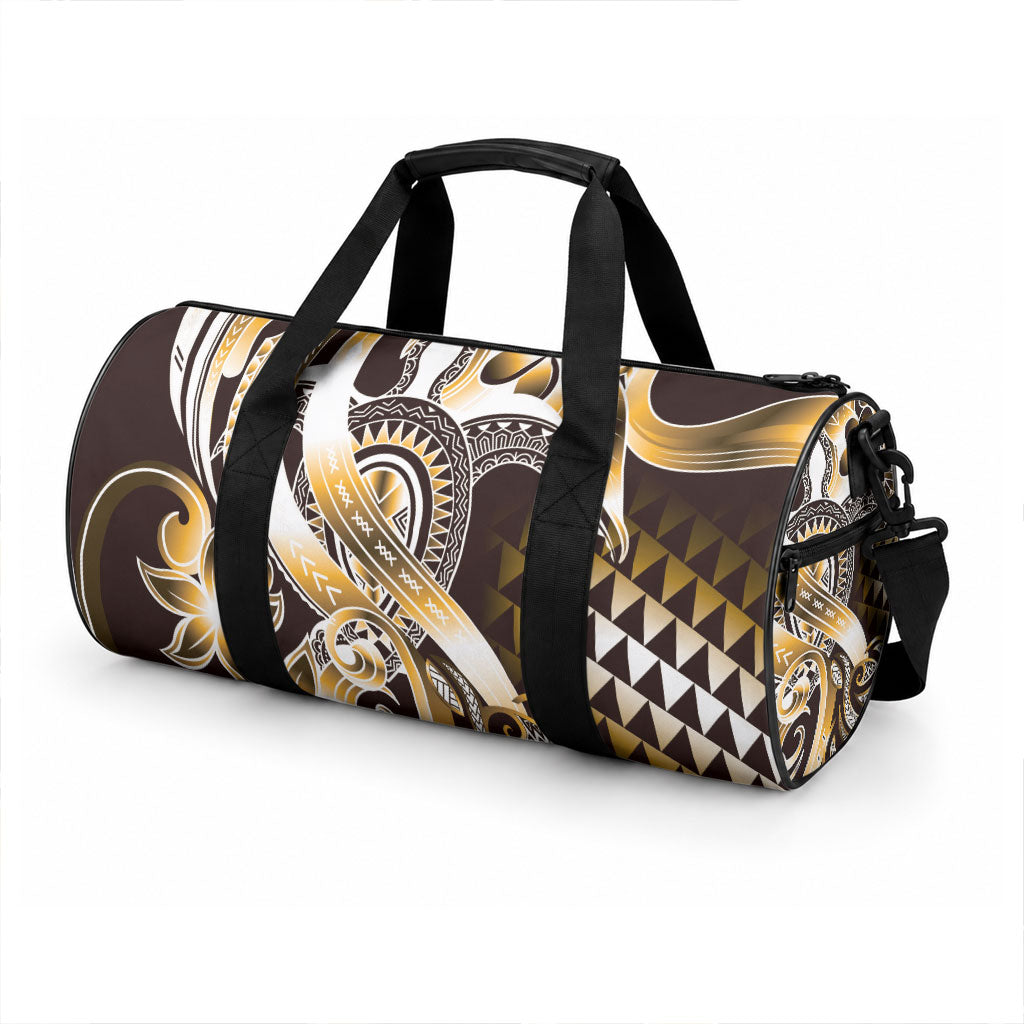 Aloha Gold Tribal Honu Tattoo Duffle Bag LT9 - Polynesian Pride