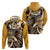 Aloha Gold Tribal Honu Tattoo Hoodie