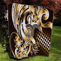 Aloha Gold Tribal Honu Tattoo Quilt LT9 - Polynesian Pride