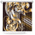 Aloha Gold Tribal Honu Tattoo Shower Curtain