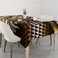 Aloha Gold Tribal Honu Tattoo Tablecloth LT9 - Polynesian Pride
