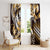 Aloha Gold Tribal Honu Tattoo Window Curtain