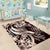 Aloha Mocha Mousse Tribal Honu Tattoo Area Rug