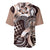 Aloha Mocha Mousse Tribal Honu Tattoo Baseball Jersey