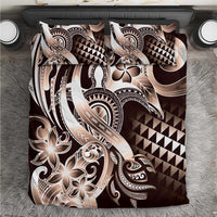 Aloha Mocha Mousse Tribal Honu Tattoo Bedding Set