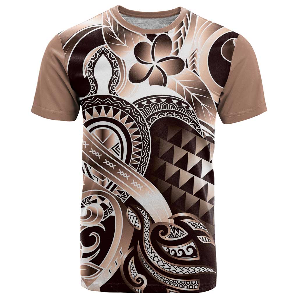 Aloha Mocha Mousse Tribal Honu Tattoo T Shirt