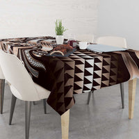 Aloha Mocha Mousse Tribal Honu Tattoo Tablecloth LT9 - Polynesian Pride