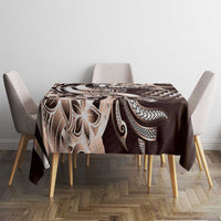 Aloha Mocha Mousse Tribal Honu Tattoo Tablecloth LT9 - Polynesian Pride