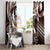 Aloha Mocha Mousse Tribal Honu Tattoo Window Curtain