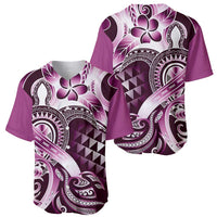 Aloha Pink Tribal Honu Tattoo Baseball Jersey LT9 - Polynesian Pride