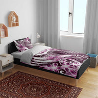 Aloha Pink Tribal Honu Tattoo Bedding Set