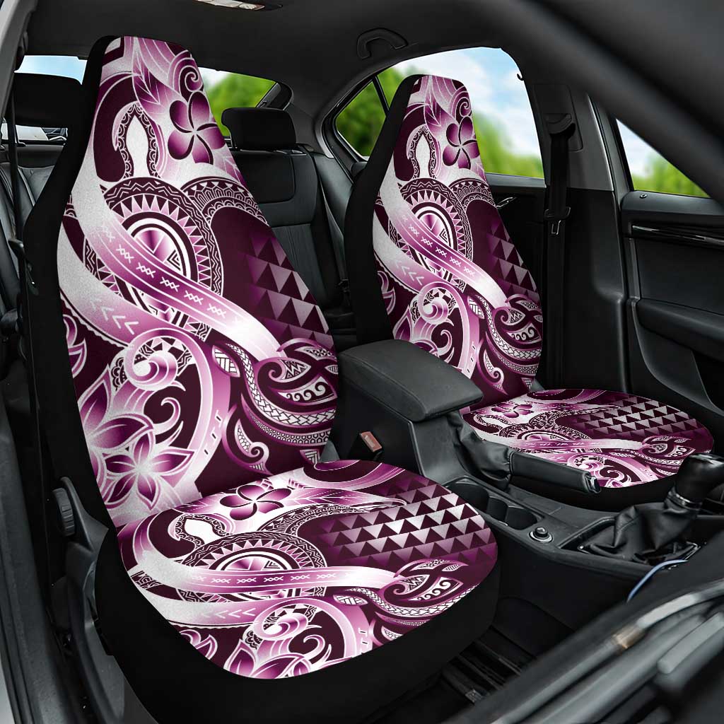 Aloha Pink Tribal Honu Tattoo Car Seat Cover