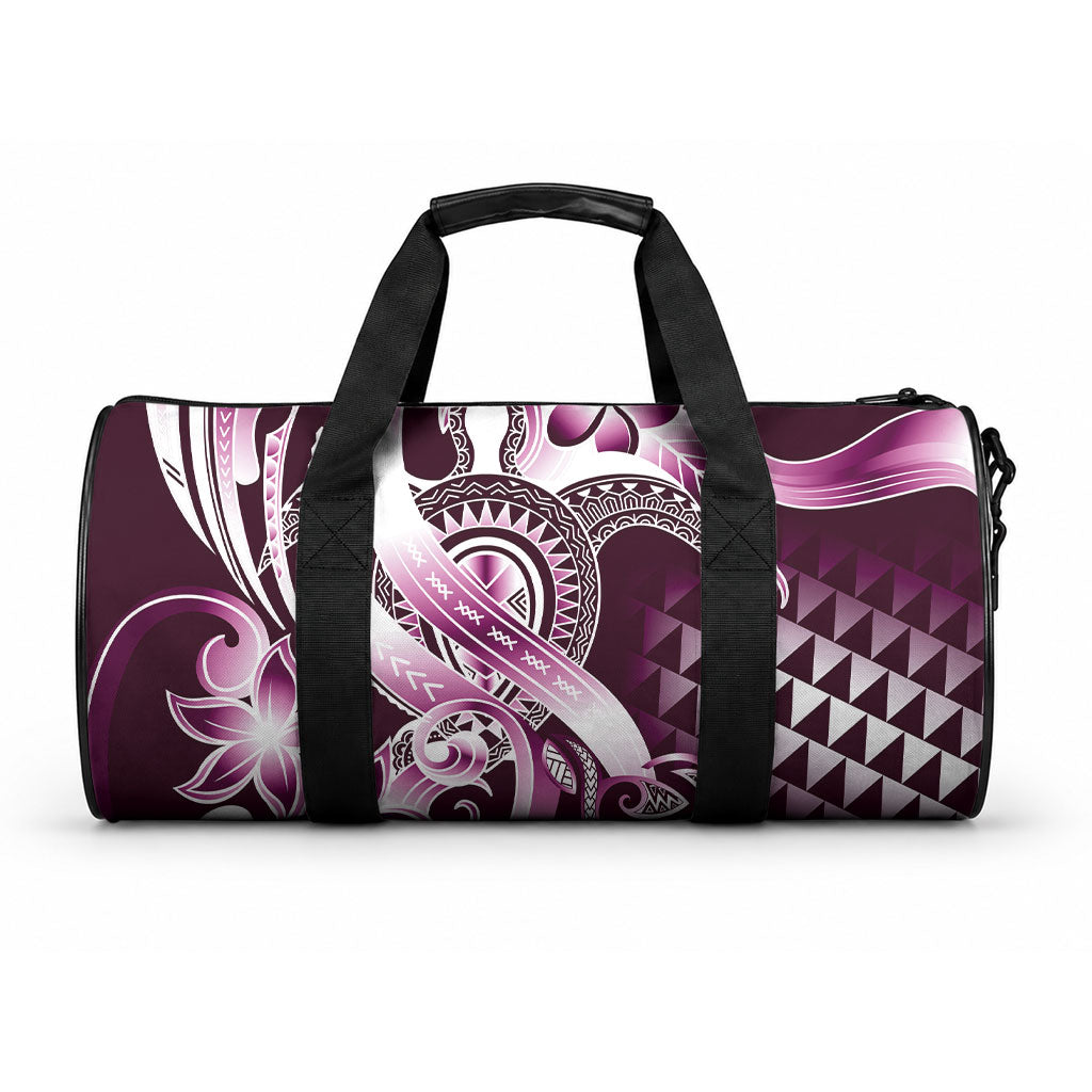 Aloha Pink Tribal Honu Tattoo Duffle Bag LT9 One size Pink - Polynesian Pride