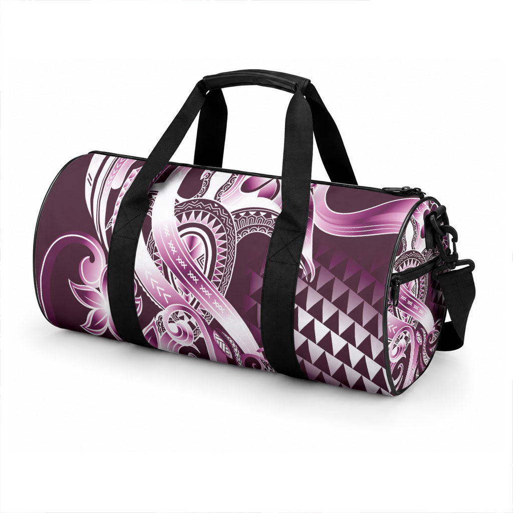 Aloha Pink Tribal Honu Tattoo Duffle Bag LT9 - Polynesian Pride