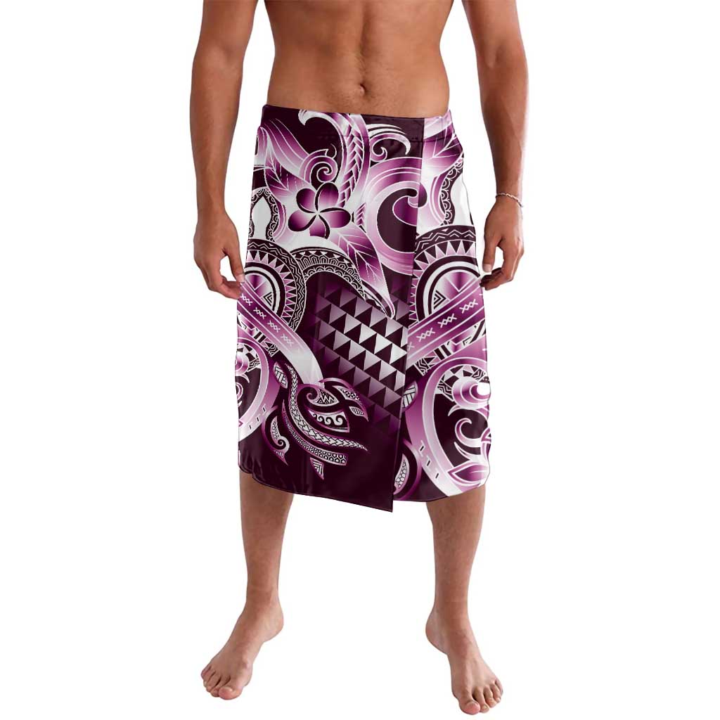 Aloha Pink Tribal Honu Tattoo Lavalava