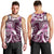 Aloha Pink Tribal Honu Tattoo Men Tank Top