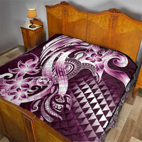 Aloha Pink Tribal Honu Tattoo Quilt LT9 - Polynesian Pride