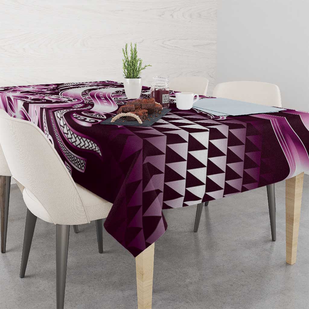 Aloha Pink Tribal Honu Tattoo Tablecloth LT9 - Polynesian Pride