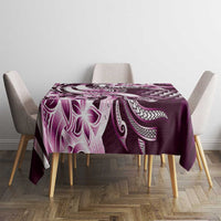 Aloha Pink Tribal Honu Tattoo Tablecloth LT9 - Polynesian Pride