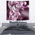 Aloha Pink Tribal Honu Tattoo Tapestry