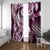 Aloha Pink Tribal Honu Tattoo Window Curtain