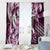 Aloha Pink Tribal Honu Tattoo Window Curtain