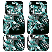 Aloha Turquoise Tribal Honu Tattoo Car Mats LT9 - Polynesian Pride