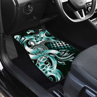 Aloha Turquoise Tribal Honu Tattoo Car Mats LT9 - Polynesian Pride