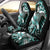 Aloha Turquoise Tribal Honu Tattoo Car Seat Cover