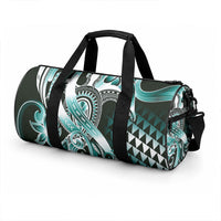 Aloha Turquoise Tribal Honu Tattoo Duffle Bag LT9 - Polynesian Pride