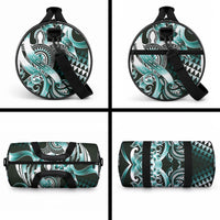 Aloha Turquoise Tribal Honu Tattoo Duffle Bag LT9 - Polynesian Pride