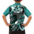 Aloha Turquoise Tribal Honu Tattoo Hawaiian Shirt